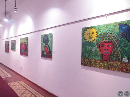 HACER VISIBLE LO INVISIBLE, 2013 / EL VUELO DE LA FLECHA, 2013 - PINTURAS DE RIKARDO FLECHA / FOTOGRAFÍAS DE SUSANA KÓVACS